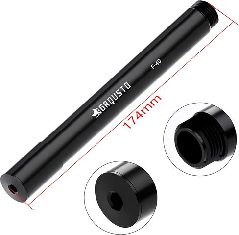 20mm Thru Axles for Fox 36 and for Fox 40 Road Mountain Bicyle Forks, 6061 Aluminium Alloy Boost Through Axle, Axles for MTB Forks. 36：100mm Length / 40: 110mm Length in Saudi Arabia