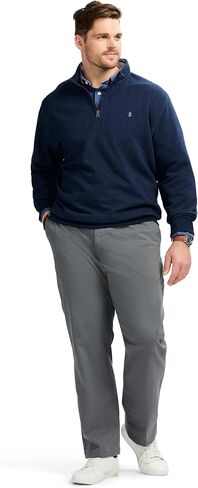 IZOD Men's Big and Tall Advantage Performance Quarter Zip Fleece Pullover Sweatshirt in Saudi Arabia