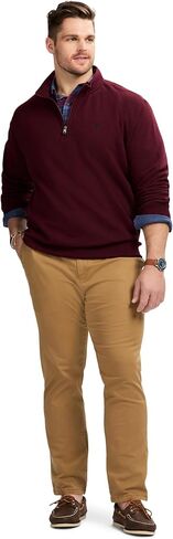 IZOD Men's Big and Tall Advantage Performance Quarter Zip Fleece Pullover Sweatshirt in Saudi Arabia