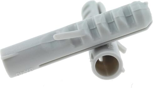 TAODAN 100pcs 6x30 Expansion Pipe Plastic Self-Tapping Screw Cap Wall Plug White PE Nylon Wall Anchor in Saudi Arabia