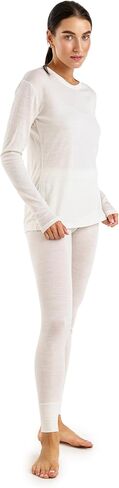 Merino.tech Merino Wool Base Layer Women Lightweight Long Sleeve Tee & Thermal Underwear Bottoms + Wool Socks in Saudi Arabia