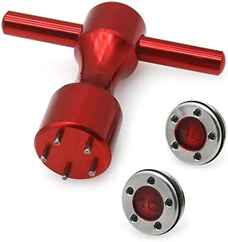 أوزان مخصصة 2 × 10 جرام من WuYan + مفتاح ربط لـ Titleist سكوتي كاميرون كاليفورنيا نيوبورت كومبي بوترز أحمر in Kuwait