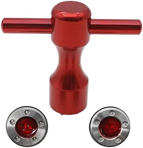 أوزان مخصصة 2 × 10 جرام من WuYan + مفتاح ربط لـ Titleist سكوتي كاميرون كاليفورنيا نيوبورت كومبي بوترز أحمر in Kuwait