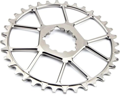 MTB Bike Chainring Wide Narrow Teeth Chainwheel 8/9/10/11S Mountain Bicycle ChainWheel 32/34/36/38T Ultralight 55g 3-Nail (38T Black) in Saudi Arabia
