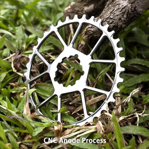 MTB Bike Chainring Wide Narrow Teeth Chainwheel 8/9/10/11S Mountain Bicycle ChainWheel 32/34/36/38T Ultralight 55g 3-Nail (38T Black) in Saudi Arabia