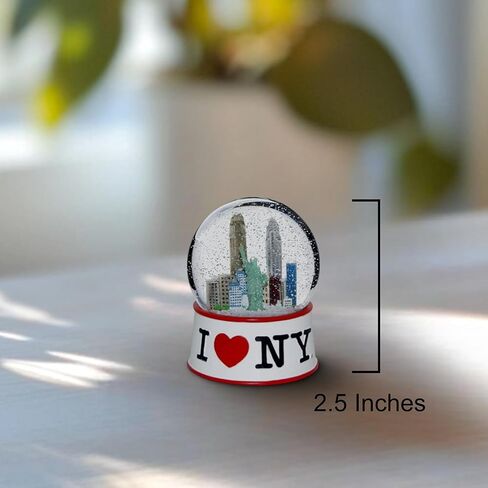 كرة الثلج الرسمية I Love New York Snow Globe (طولها 2.5 بوصة) (45 ملم) in Kuwait