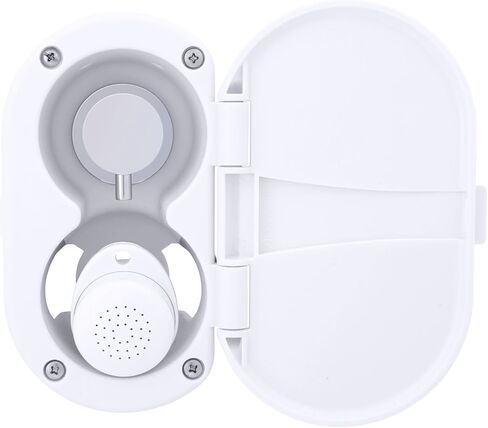 Ambassador Marine Aidack - دش ترانسوم (خلاط ساخن/بارد)، كوب وغطاء أبيض قطبي، بخاخ أبيض قطبي صغير، خرطوم مطاطي أبيض بطول 10 بوصات، مقبض مساعد من الكروم - 136-1707-AW-W in Kuwait