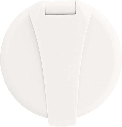 Aidack- صمام تحكم مجوف (خلاط ساخن/بارد)، كوب وغطاء أبيض دافئ، مقبض Aidack من الكروم - 136-1711-CW-W in Kuwait