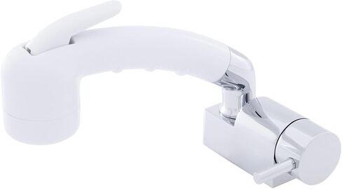Ambassador Marine Aidack - صنبور سطح قابل للسحب (بارد فقط) (بخاخ أبيض قطبي صغير (بدون خطاف)، خرطوم مطاطي أبيض بطول 10 بوصات) (كروم/أبيض قطبي) 134-1748-CA-W in Kuwait