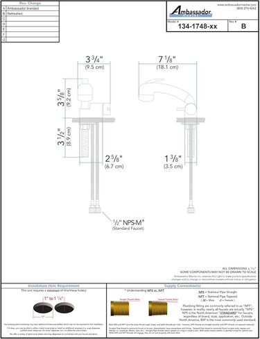 Ambassador Marine Aidack - صنبور سطح قابل للسحب (بارد فقط) (بخاخ أبيض قطبي صغير (بدون خطاف)، خرطوم مطاطي أبيض بطول 10 بوصات) (كروم/أبيض قطبي) 134-1748-CA-W in Kuwait