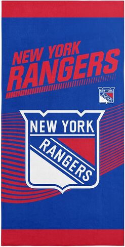 Northwest NHL Officially Licensed New York Rangers 30" x 60" Microfiber Beach Towel in Saudi Arabia