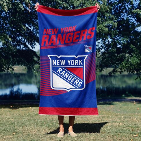 Northwest NHL Officially Licensed New York Rangers 30" x 60" Microfiber Beach Towel in Saudi Arabia