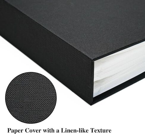 Vienrose Photo Album 4x6 100 Pockets Storage Photo for Family Wedding Anniversary Baby Vacation, Black in Saudi Arabia