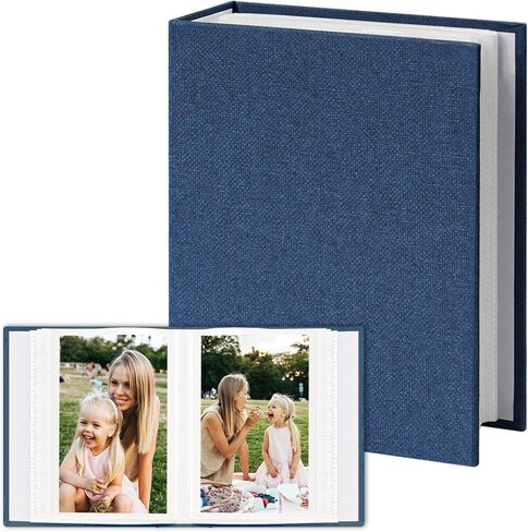 ألبوم صور Vienrose مقاس 4 × 6 يحتوي على 100 صورة للتخزين مناسبة لذكرى الزفاف العائلية وإجازة الطفل، باللون الأسود in Kuwait