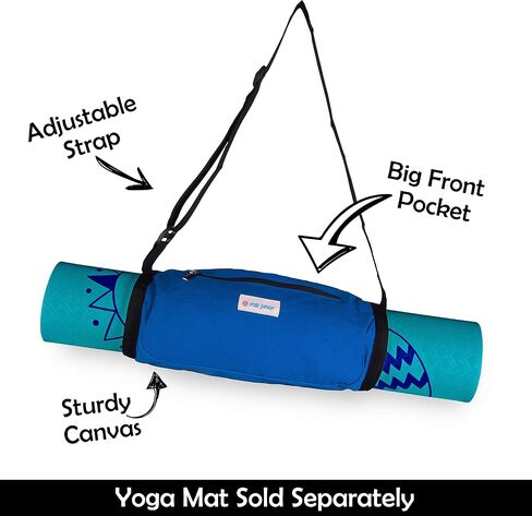 Yoga Mat Carrier | Large Outside Zip Pocket in Saudi Arabia