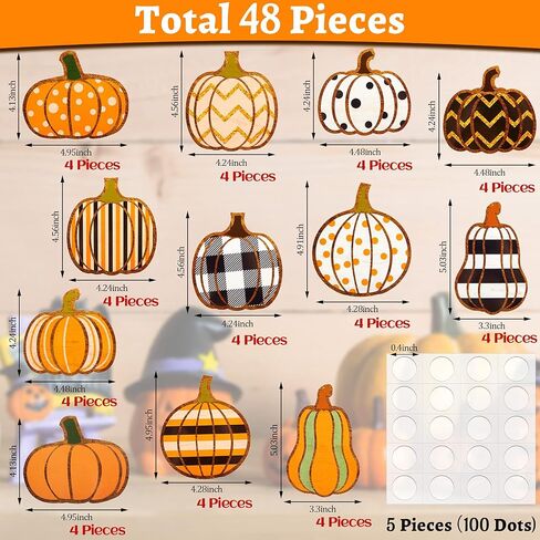 48 Pieces Thanksgiving Pumpkin Cutouts Classroom Bulletin Board Decorations Home Sweet Pumpkins Accents for Fall Celebrations Halloween Thanksgiving Day Party Supply in Saudi Arabia