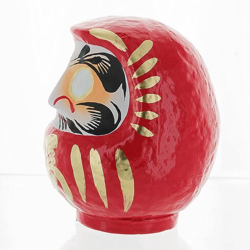 Daruma Doll - Made in Japan - 4.7" Good Luck & Well Wishes (Red) in Saudi Arabia