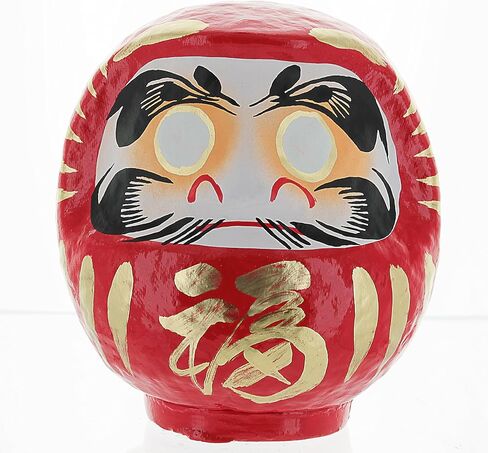 Daruma Doll - Made in Japan - 4.7" Good Luck & Well Wishes (Red) in Saudi Arabia