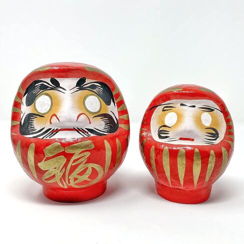 Daruma Doll - Made in Japan - 4.7" Good Luck & Well Wishes (Red) in Saudi Arabia