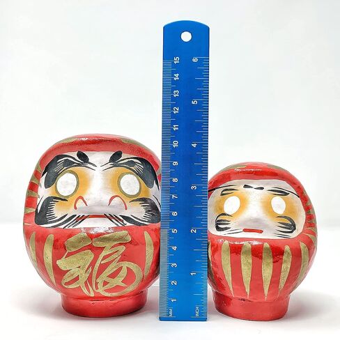 Daruma Doll - Made in Japan - 4.7" Good Luck & Well Wishes (Red) in Saudi Arabia
