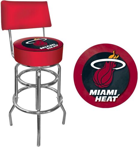 مقعد دوار مبطن بالحرارة من NBA Miami مع ظهر in Saudi Arabia