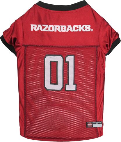 Pets First NCAA College Arkansas Razorbacks Mesh Jersey for DOGS & CATS, Size XX-Large, Licensed Dog Jersey with your Favorite Football/Basketball College Team in Saudi Arabia