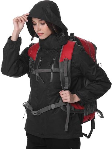 OutdoorMaster Women's 3-in-1 Ski Jacket - Winter Jacket Set with Fleece Liner Jacket & Hooded Waterproof Shell - for Women in Saudi Arabia