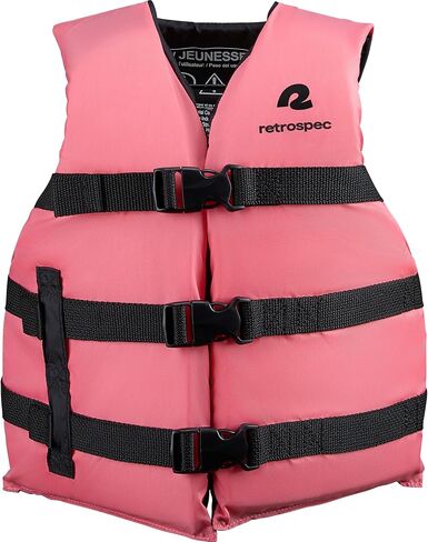 Retrospec Bobbin’ Life Vest for Kids, Lightweight, Durable Coast Guard Approved Life Vests for Kids, Youth and Infants 30-90 lbs in Saudi Arabia
