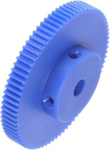 Mod 1 Spur Gear Motor Gear Step Gear 80 Teeth - [ 8mm Aperture x 10mm Height ], Suitable for Gearbox, Plastic in Saudi Arabia