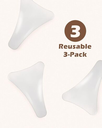 وسادات خافي عيوب أصابع الجمل، غطاء أصابع الجمل لتغطية أصابع الجمل، حشوات سيليكون مضادة لأصابع القدم الجملية قابلة لإعادة الاستخدام، خافي عيوب أصابع الجمل لملابس السباحة، حشوات داخلية لأصابع الجمل، 3 عبوات شفافة على شكل حرف Y in Kuwait