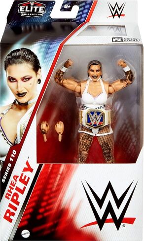 Mattel WWE Elite Action Figure & Accessories, 6-inch Collectible Rhea Ripley with 25 Articulation Points, Life-Like Look & Swappable Hands in Saudi Arabia