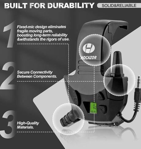 2 Pack W01 Walkie Talkies Compatible with Walker's Razor Slim Electronic Ear Muffs, Outdoors Hunting Shooting Construction Sites Work Shop in Saudi Arabia