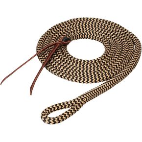 Weaver Leather Silvertip Yacht Braid Lead Black/Tan, 9/16" x 15'