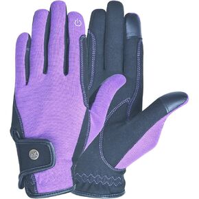 AK Unisex Fine Tech Micro Suede Riding & Multifunctional Horse Riding Gloves Equestrian Gloves AKRS-8484
