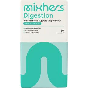 Digestion - Gut Health Supplement - For Metabolism, Digestion & Detox - Prebiotics & Postbiotics - Bacillus Coagulans & L-Glutamine - 30 Packets - Blackberry Pomegranate & Cherry Limeade