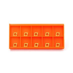 CCMT21.51 Ccmt060204 Carbide Inserts CVD Coated for Semi-Finish Turning Steel Lathe Tool Holder, 10 PCS