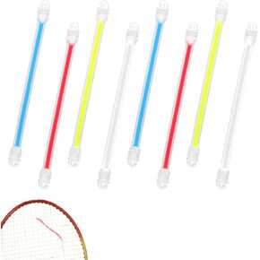 8Pcs Tennis Dampener for Racket, Silicone Tennis Racket Dampener, Interchangeable Tennis Racquet Vibration Dampener, Tennis Racket Dampener Soft Tennis Accessory for Tennis Players