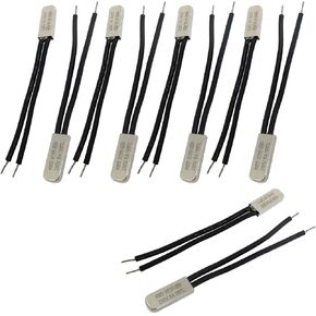 uxcell 10 Pcs Bimetal Temperature Control Switch Thermostat 100C N.C KSD9700