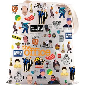 JNIAP Office TV Show Inspired Tote Bag Office Fans Merchandise Office Themed Gifts