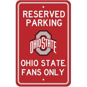 FANMATS 32196 Ohio State University Lightweight 18in. X 11.5in. Parking Sign