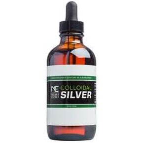 Nature’s Energy Colloidal Silver| 8 Oz, Effective Deodorizer for Indoor, Steric and Electrostatic Stabilized | 40 ppm