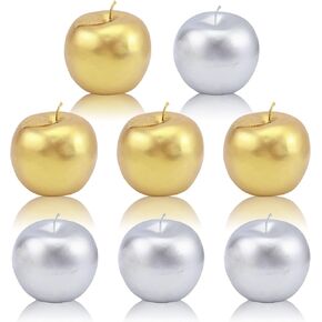 CHGCRAFT 8PCS Artificial Apples Fake Frutis Apples Simulation Artificial Fruit Simulation Artificial Lifelike Fake Foam Apples for Home Kitchen Wedding Party Photography Christmas Decoration
