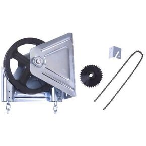 Garage Door Chain Hoist Model 2000R 4:1 Reduction Wall Mount (1 Inch Shaft)