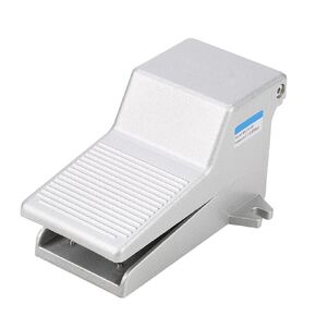 Pneumatic Foot Pedal Valve, 1/4" NPT Threaded Nonslip Pneumatic Control Foot Switch, 2 Position 5 Way Aluminum Alloy Pedal Valve