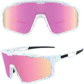 Ukoly Baseball Sunglasses For Men Women Youth,Sports Sunglasses For Baseball Running Cycling UV400 protection TR90 Frame 620