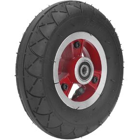 Electric Scooter Solid Tire, Electric Scooter Solid Wheel, 200x50mm Rubber Solid Tires 8in Explosion Proof Nonskid Electric Scooter Wheels with Alloy Hub