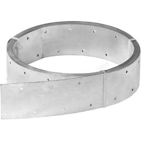 32ft Tension Tie Strapping,27 Gauge Steel Coil Strapping 2-3/8"(60mm) Width Commercial Strapping, Utility Strap for Wall Studs,Bottom of Floor Joists, Shear Wall X-Bracing