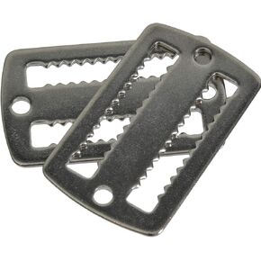 Cressi Weight Belt Keeper - Stainless Steel (2 pcs)