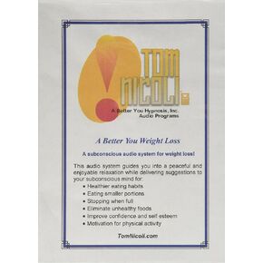 Weight Loss CD Set - Hypnosis for Weight Loss Diet Program As Seen in Shape Magazine