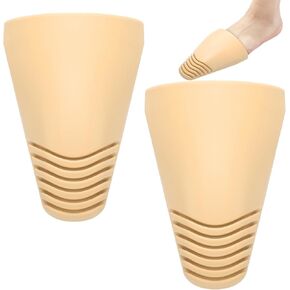 2 Pcs Amputee Shoe Toe Filler Partial Foot Amputation Shoes Soft PU Foam Shoe Toe Inserts Non Slip Shoe Pads Amputee Toe Cushions Toe Plugs for Man Woman Amputation Orthotics Essentials(L)
